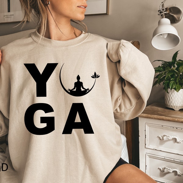 Pomeranian Meditate Yoga Sweatshirt main image 0