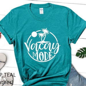 Vacay Mode T-shirt, Palm Vacay Mode Tank Top, Tank Top For Vacay Mode, Summer Mode Gift, Beach Mode Shirt, Vacation Life T-shirt, Trend Gift