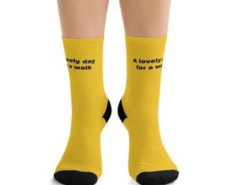 Yellow Socks 'A lovely day for a walk'