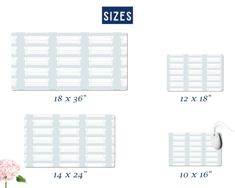 Sakura Desk Mat, Large XL Cherry Blossom PC Deskmat, Asian Japanese