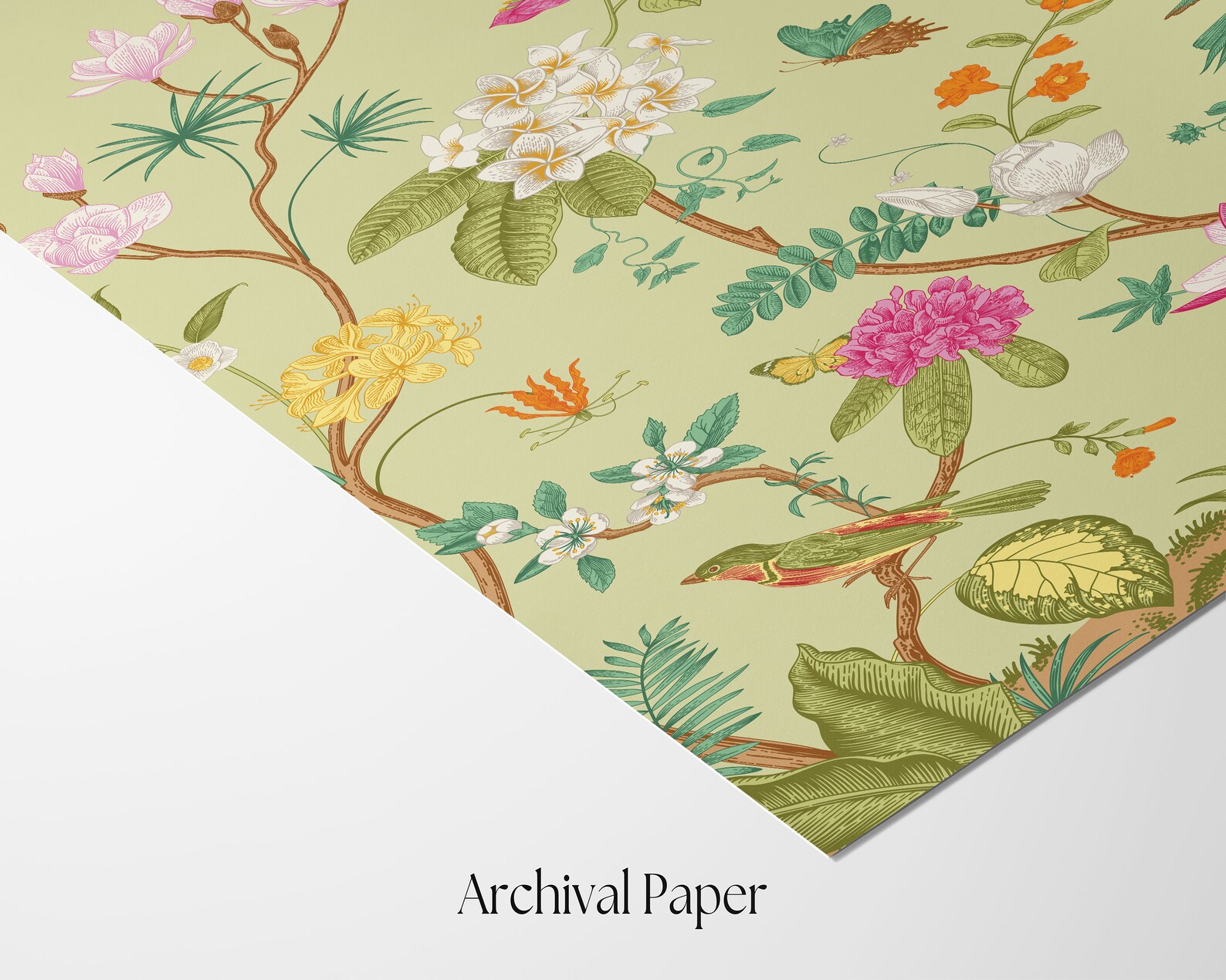 Sage Green Chinoiserie Wall Art Set of 2 Prints Grandmillenial Art ...