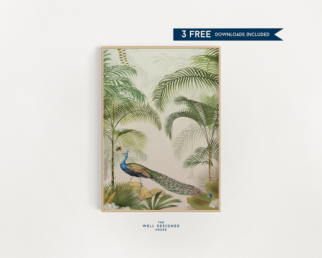 Chinoiserie Wall Art Printable Art Instant Digital Download - Etsy