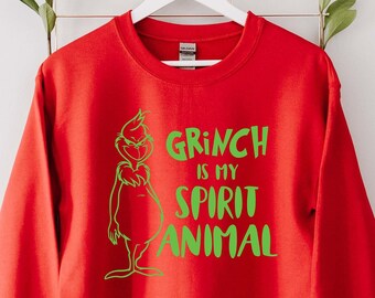 Grinch Spirit Shirt - Etsy