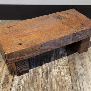 Rustic Wooden Step Stool