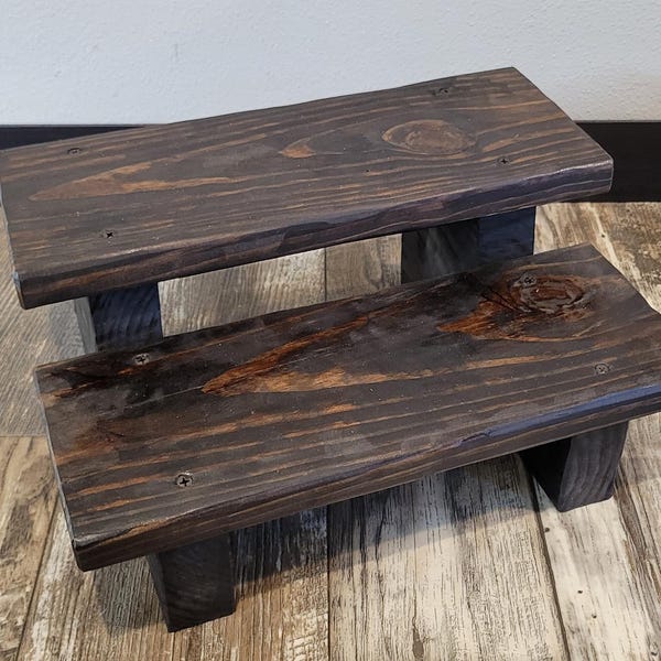 Rustic Stools - Etsy