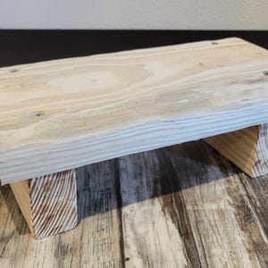 Rustic Wooden Step Stool