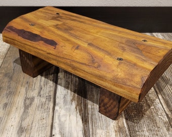 Rustic Wooden Step Stool