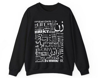 Sudadera con cuello redondo Zan Zendegi Azadi