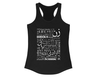 Tanque de libertad de vida de mujer