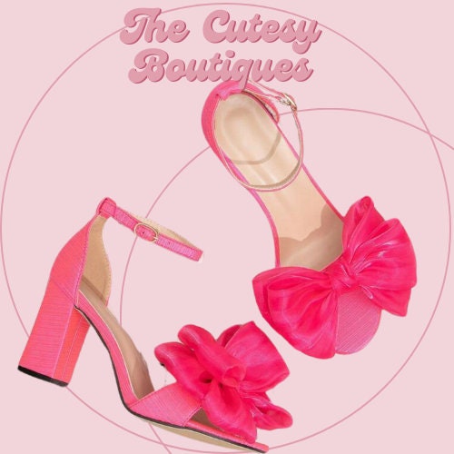 Hot Pink Heels Etsy Canada