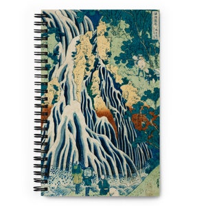 Hokusai Spiral Notebook: Japanese Art and Nature-Inspired Wire-bound Notebook