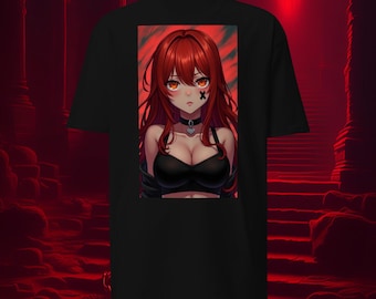Unbeeindrucktes Waifu Graphic Tee: Anime Manga Otaku Bekleidung