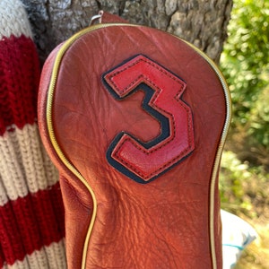 Vintage Leather 3-Wood Golf Headcover | Summerlea Golf & Country Club