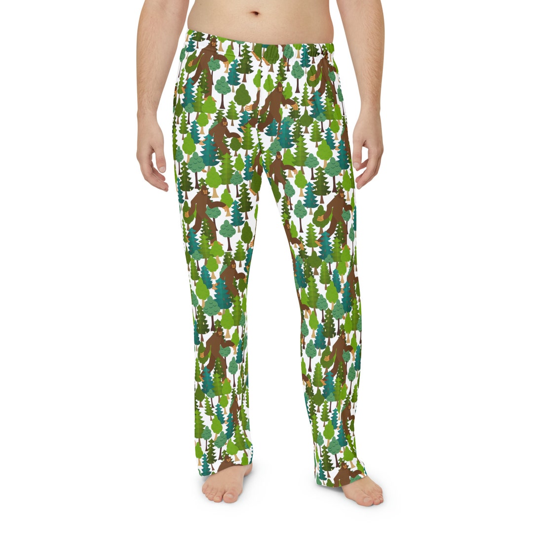 Sasquatch Pajama Pants AOP - Etsy