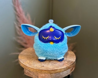 Furby Connect 2016 Teal Blue| Limited Edition Furby | WORKING with sleeping mask