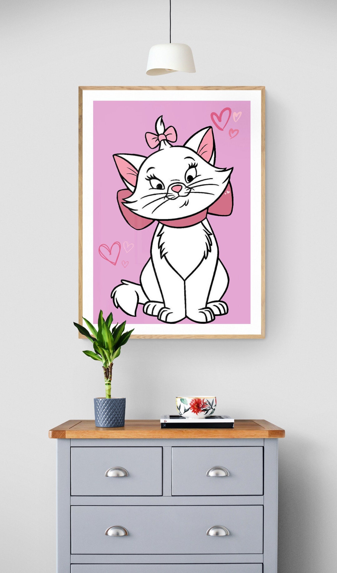 Marie Aristocats Wall Print - Etsy