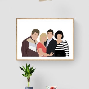 Gavin & Stacey Cast Print