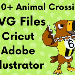 Más de 500 archivos SVG de Animal Crossing para Cricut, Adobe Illustrator: ¡archivos de corte y más!