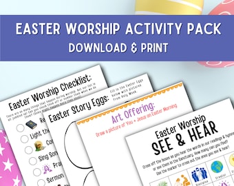 Easter Worship Activity Card