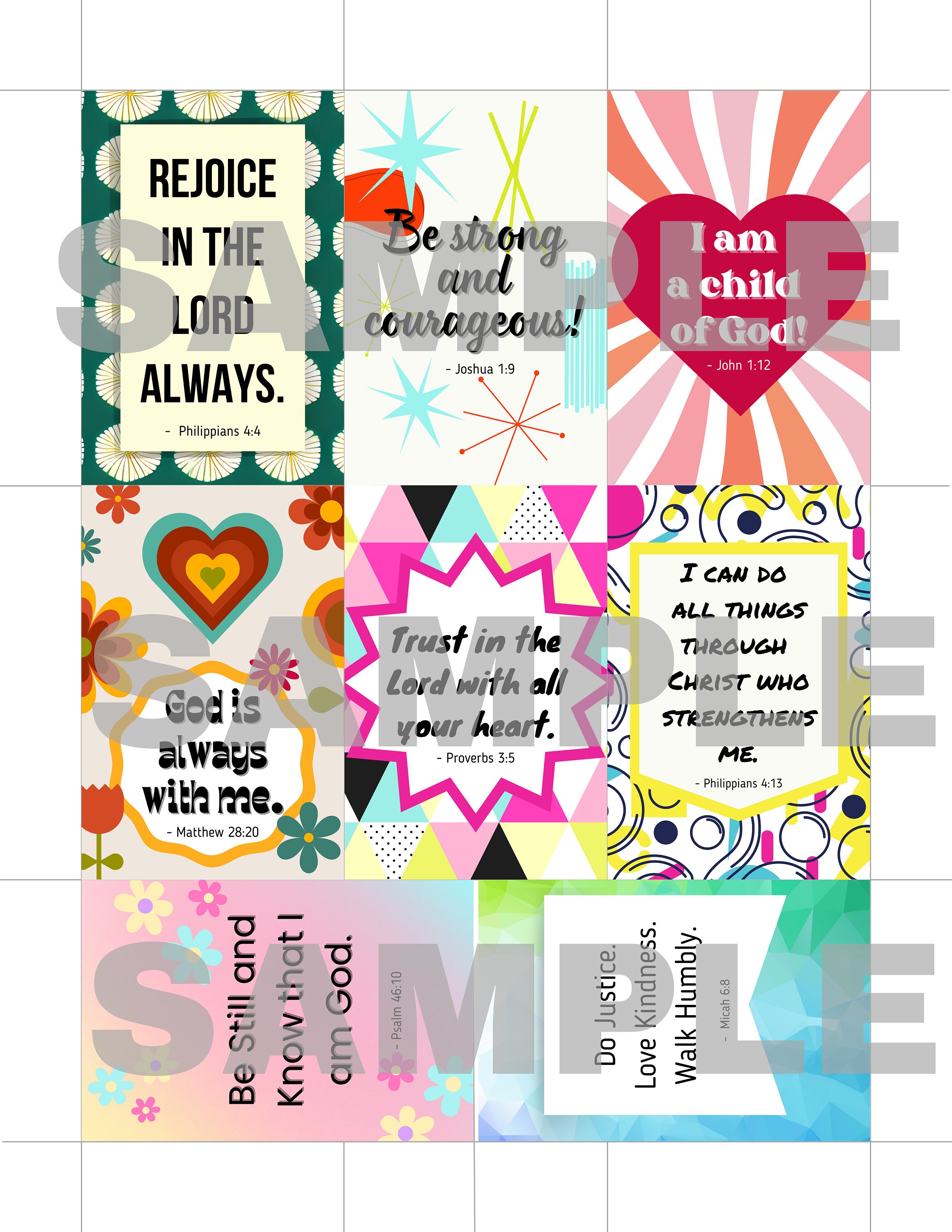 Bible Backpack Blessing Tags Master Pack Digital Download Etsy
