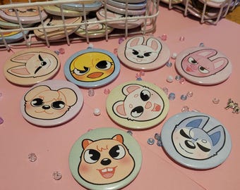 K-POP Buttons - SKZOO