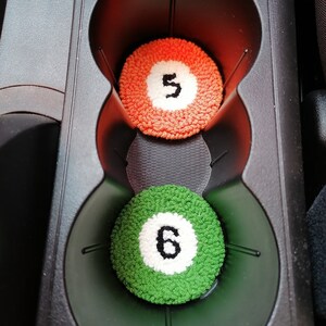 new car gift, 5 pool ball car coaster, 6 pool ball car coaster
