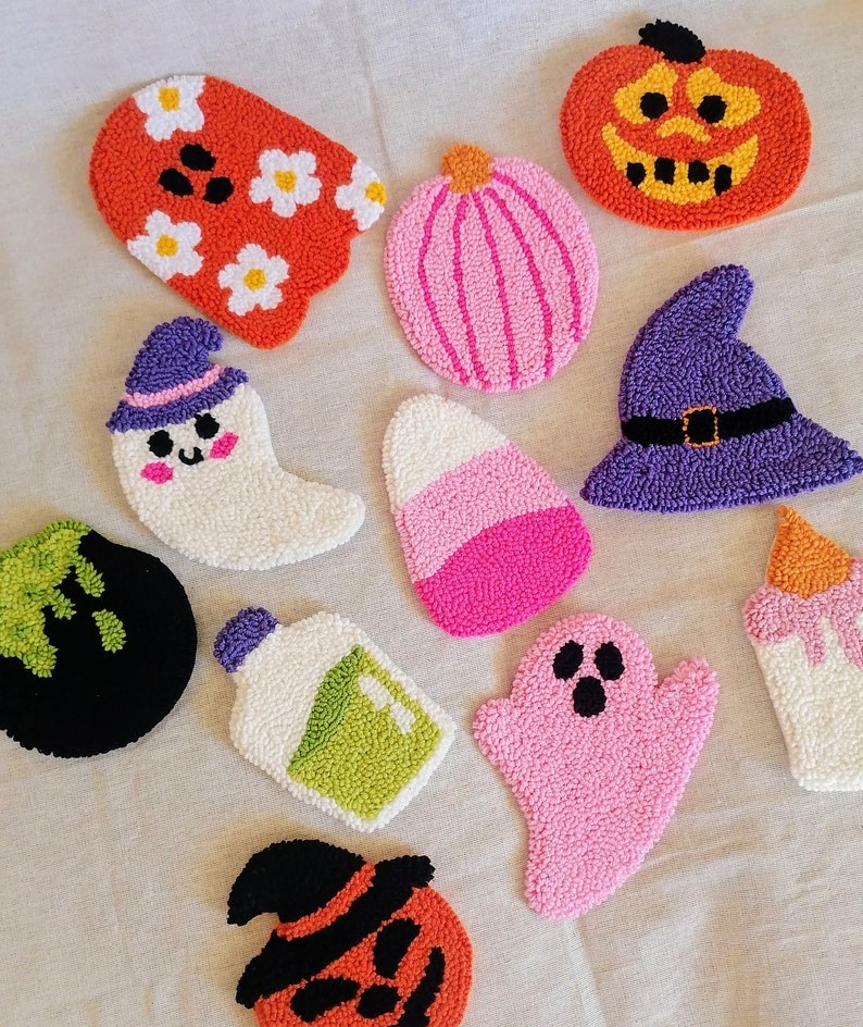 cute halloween coasters