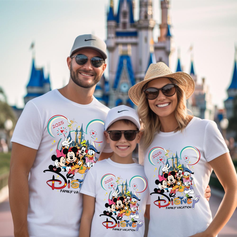 Disney Family Trip 2025 Shirt, Disney Trip Shirt, Disney Vacation Family Shirt, Disney Land Tee For Family Trip