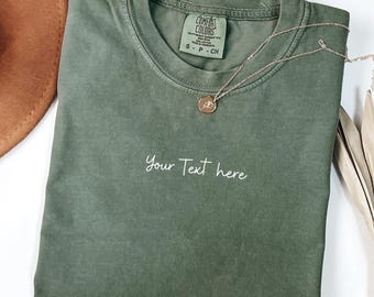 Benutzerdefinierte Text Shirt, personalisierte T-Shirt für einzigartige Geschenke, Custom Design Shirt, anpassbares T-Shirt, einzigartiges personalisiertes T-Shirt, benutzerdefinierte Optionen