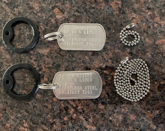 Military Dog Tags