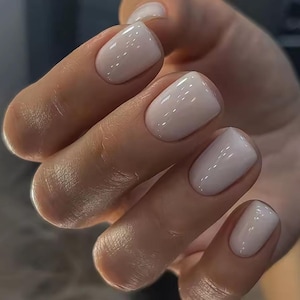 Handmade Simple Color Press On Nails | Handdrawn Nail Art | NO STICKERS | BillioNoire Beauty