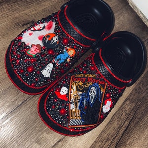 Custom Blinged Halloween Crocs