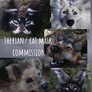 Les commissions sur les masques de chat sont OUVERTES, elles sont entièrement doublées et j'utilise de la mousse au lieu de carton m'envoyer un message avant d'acheter
