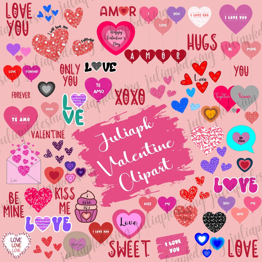 Valentine Clip Art - Etsy