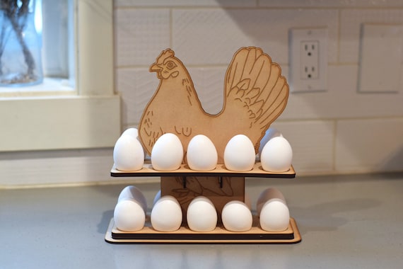 Chicken Shaped Egg Holder, Chicken Gift, Serama Chicken, Chicken Decor,  Chicken Egg Display, Chicken Egg, Custom Chicken Egg Holder, Custom 