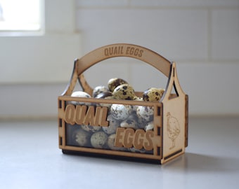 Window Quail Egg holder basket, Quail gift, Coturnix quail decor, Quail egg display, Quail egg, Homestead gift, Quail egg basket, countertop