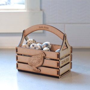 Quail Egg holder, Quail gift, Coturnix quail decor, Quail egg display, Quail egg, Homestead gift, Quail egg basket, countertop quail eggs