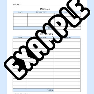 Budget Planner Printable: Organize Your Finances and Save Money, Easy-to-Use Financial Planning Tool