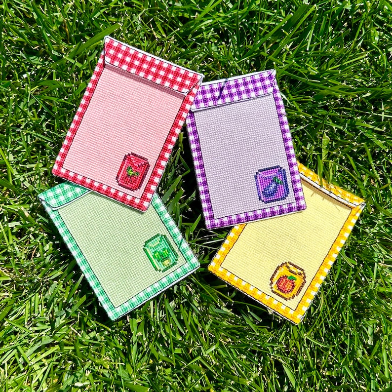 Stardew Valley höstfröpaket - pumpa, tranbär, bok choy, aubergine - korsstygnsmönster - direkt nedladdning i PDF-format - Cottagecore bild 2