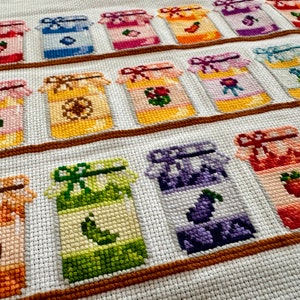 Stardew Valley Preserves Pantry - Korsstygnsmönster - Direktnedladdning i PDF-format - Cottagecore - Broderi - (ORIGINAL) bild 5