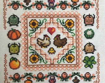 Stardew Valley Sampler - Cross Stitch Pattern - Instant Download PDF - Cottagecore, Embroidery (ORIGINAL)