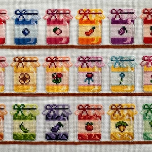 Stardew Valley Preserves Pantry - Korsstygnsmönster - Direktnedladdning i PDF-format - Cottagecore - Broderi - (ORIGINAL) bild 1