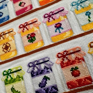 Stardew Valley Preserves Pantry - Korsstygnsmönster - Direktnedladdning i PDF-format - Cottagecore - Broderi - (ORIGINAL) bild 3