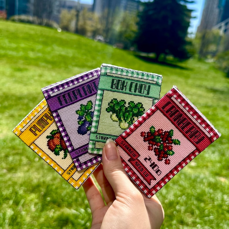 Stardew Valley Fall Seed Packets Pumpkin Cranberry Bok Etsy