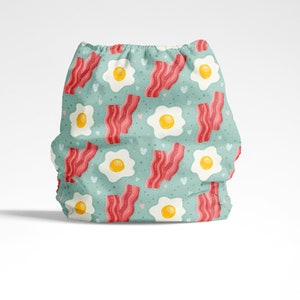 Bacon & Eggs Pocket Cloth Diaper