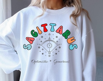 Celestial Sagittarius Sweatshirt, Sagittarius Zodiac Astrology Sweatshirt, Birthday Astrology Horoscope, November December Birth Month