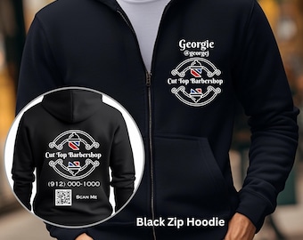 Personalized Barber Shirt Sweatshirt or Hoodie Gift, Barber T-Shirt, Barber Zip Hoodie, Barber Pullover Hoodie, Custom Gift for Barber