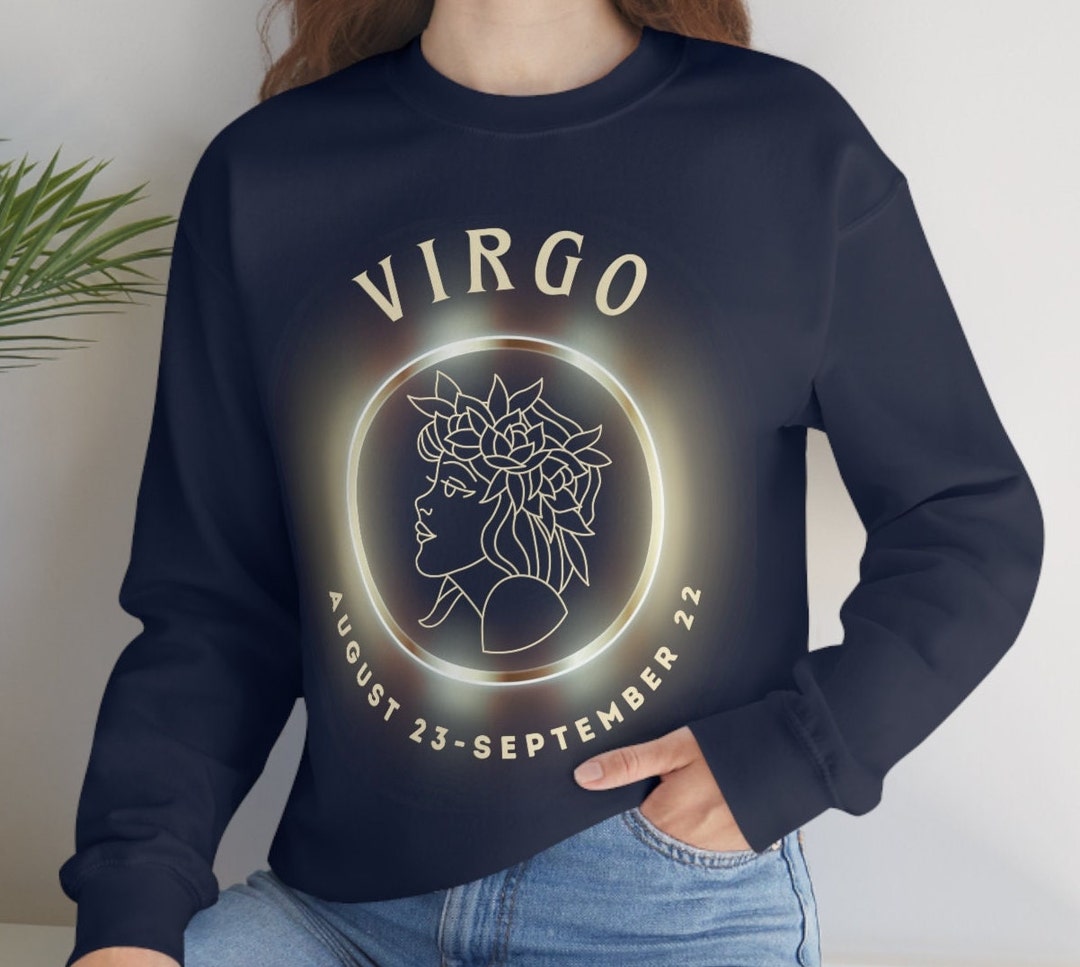 Virgo Horoscope Sweatshirt Sign of the Zodiac Zodiac Signs Etsy