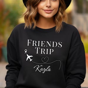 Personalized Friends Girls Trip Vacation Shirt, Custom Group Shirt, Friends Family Girls Cruise Trip Matching Vacation Shirts