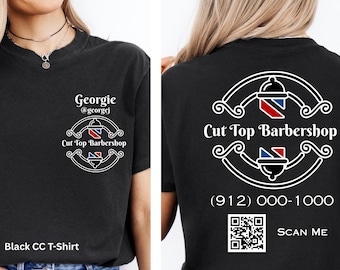 Personalized Barber Shirt Sweatshirt or Hoodie Gift, Barber T-Shirt, Barber Zip Hoodie, Barber Pullover Hoodie, Custom Gift for Barber